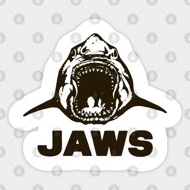 JAWS Sticker by Chewbaccadoll